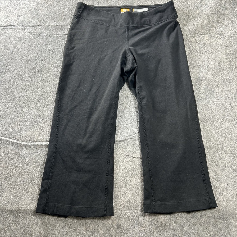 Lucy Active Leggings Womens Small Lotus Collection Black Yoga Cropped
